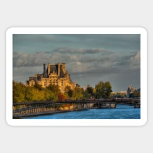 The Louvre Beneath A Parisian Sunset © Sticker